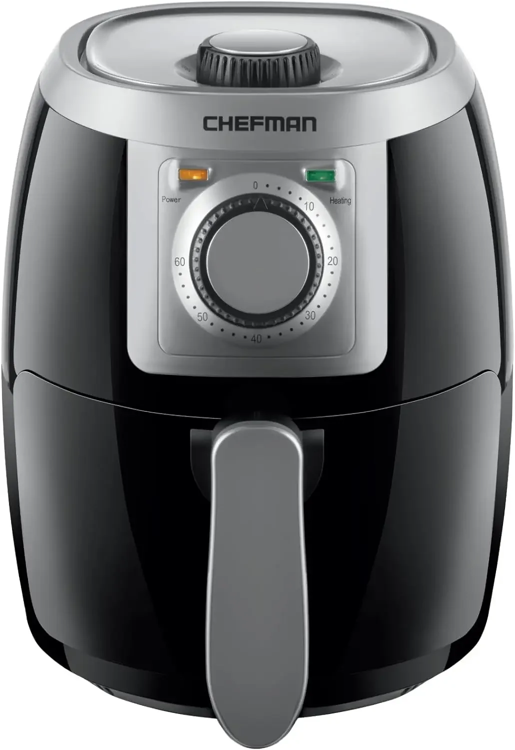 Compact Air Fryer Healthy Cooking, 2 Qt, Nonstick, User Friendly and Adjustable Temperature Control w/ 60 Minute