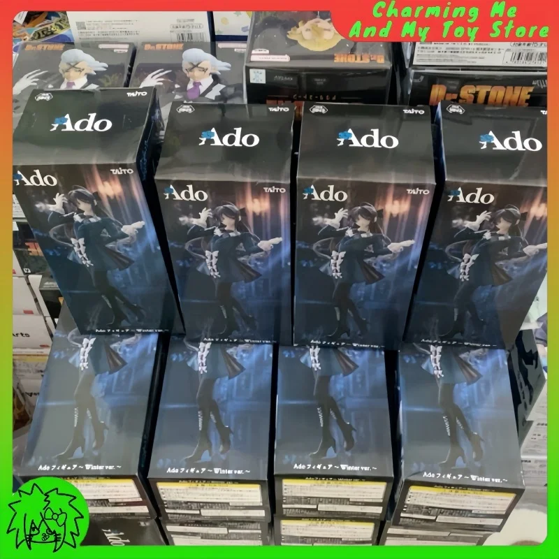 في المخزون حقيقية Ado × Round1 Ado النسخة الشتوية 18 سنتيمتر أنيمي الشكل سطح المكتب تمثال حلية جمع نموذج هدايا عيد الميلاد #6