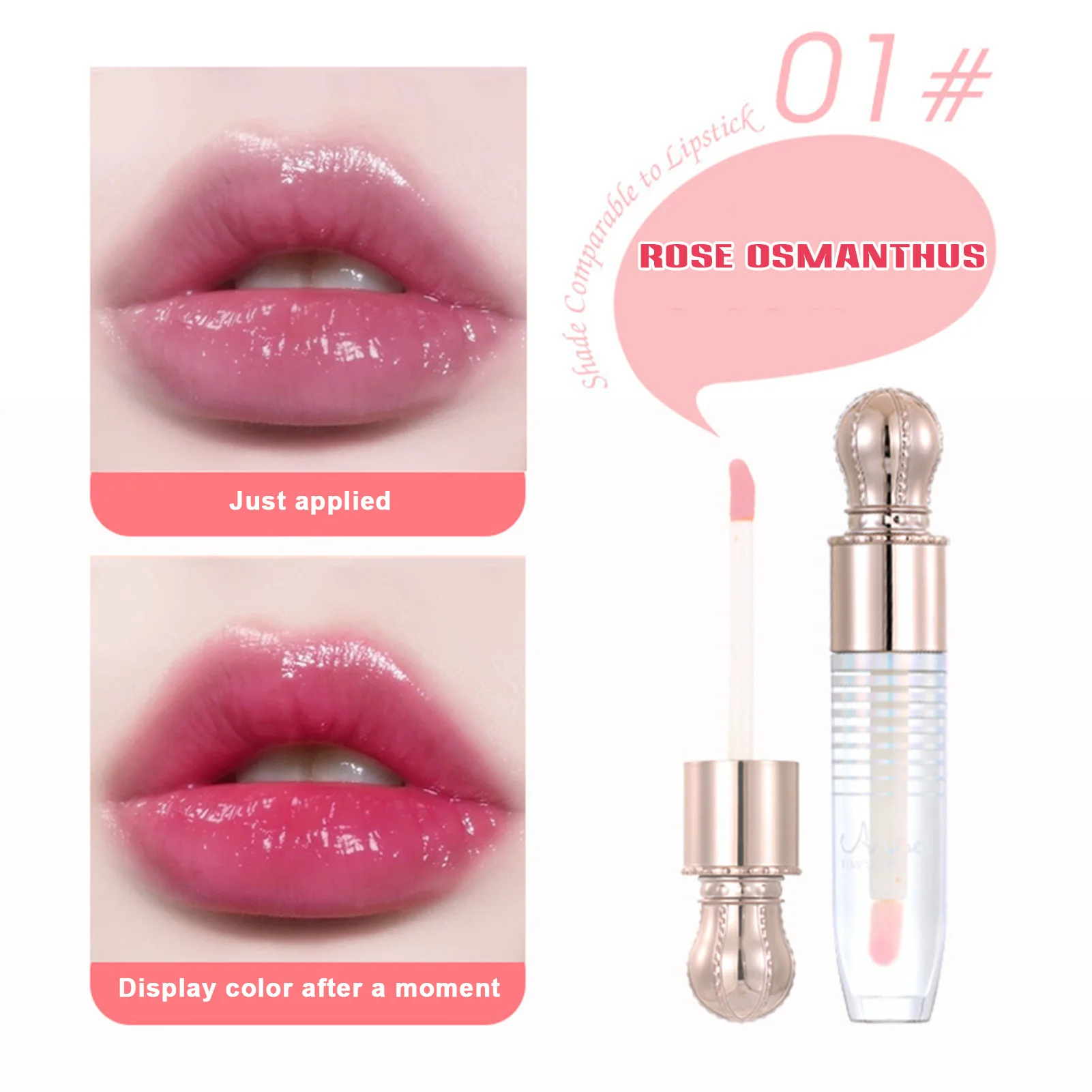 Spiegel Glanzende Lip Glazuur Hydraterende Lippenstift Hydraterende Vloeibare Lippenstift Lippen Gloss Voor Feest Dating Bruiloft Of Dagelijkse Make-Up