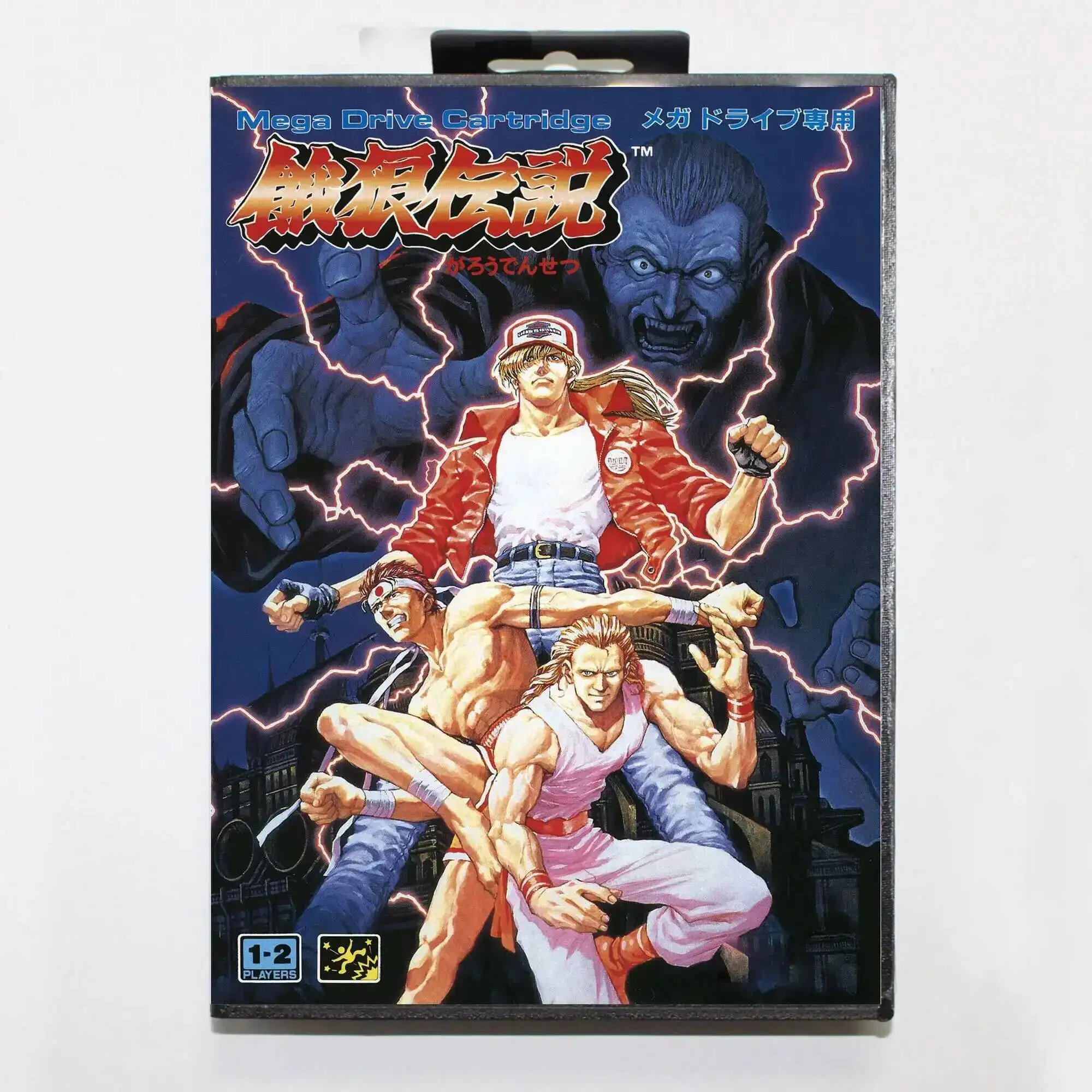 Tarjeta de juego Fatal Fury en oferta con caja japonesa, cartucho MD de 16 bits para sistema Sega Mega Drive/Genesis