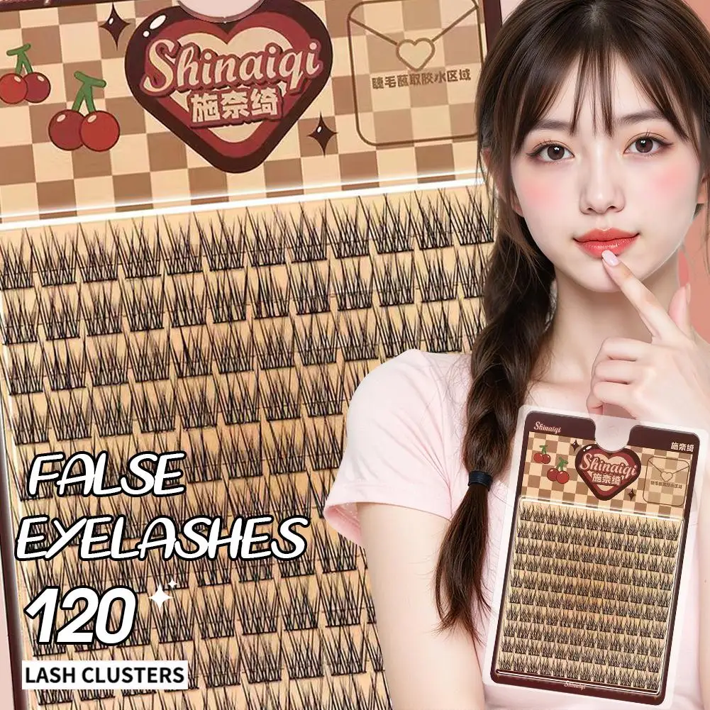 10列ナチュラルまつげクラスターDIYマンガまつげ透明テリアストランドまつげソフトつけまつげまつげデイリーメイク