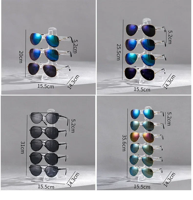 1PC New Perforation-free Multi-functional Multi Layer Display Rack Desktop Storage Rack Glasses Storage Rack