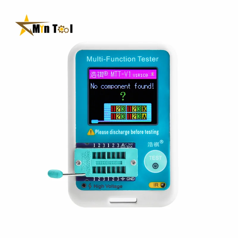 LCR-TC3 /LCR-TC2 V2.3E /MTT-V1 ESR Meter Transistor Tester Display TFT Diode Triode Capacitance SCR InductanceTriodeTransistor