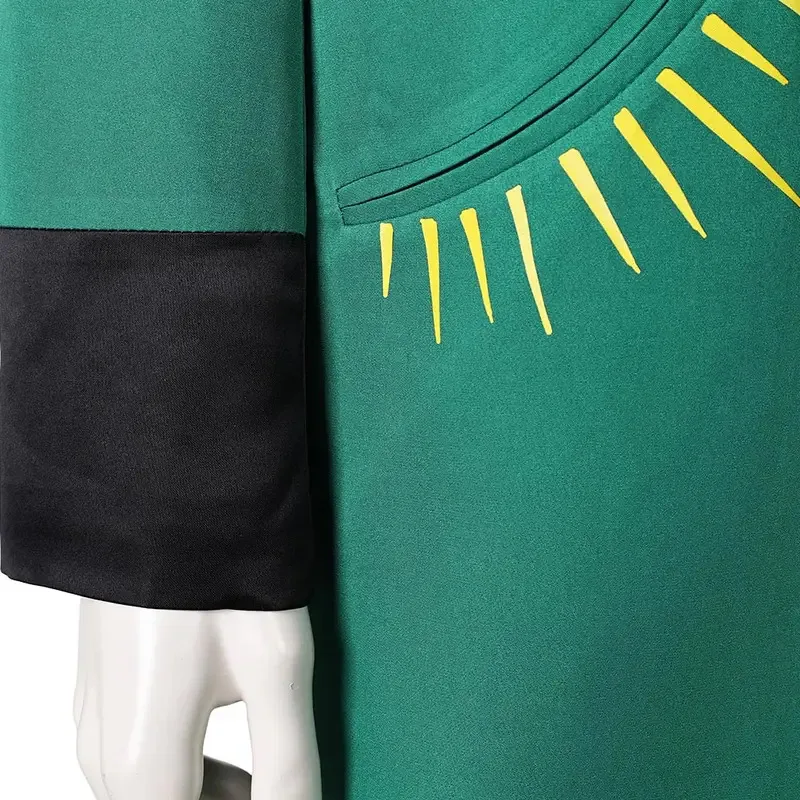 CyMovie Wicked The Wonderful Wizard of Oz Cosplay Green Uniform Complete Set Men Christmas Halloween New Year Role Play Costume