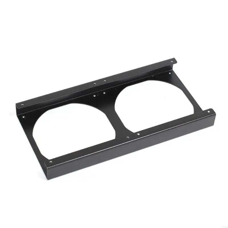 Cora Metal PC 팬 라이저 브래킷 12cm 팬 지원 컴퓨터 케이스 냉각 시스템을위한 최적화 된 공기 흐름