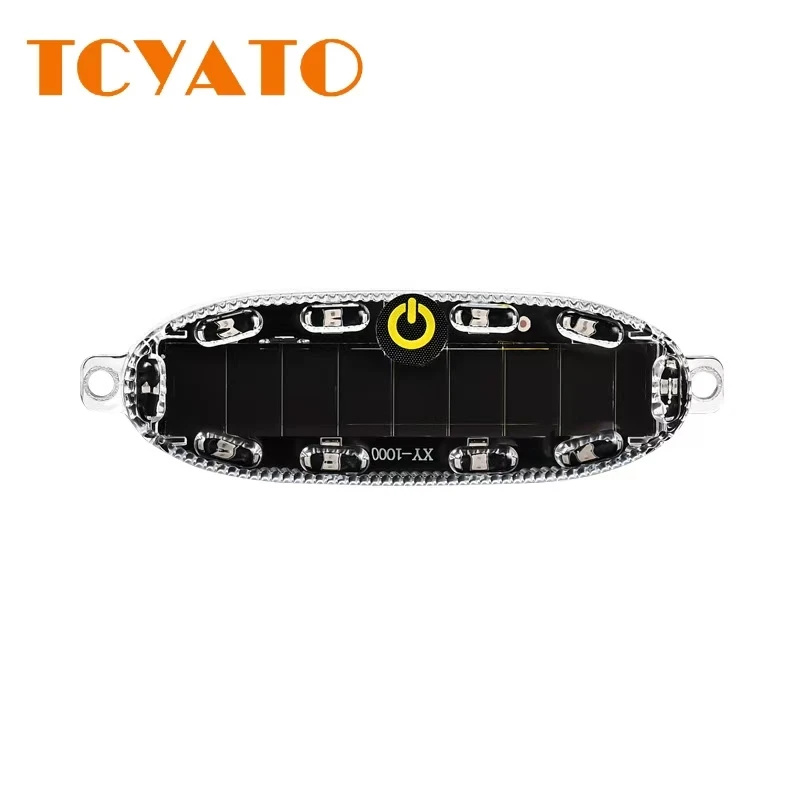 

TCYATO Солнечная мигающая сигнальная лампа Светодиодная предупреждающая лампа безопасности Мигающая стробоскопическая лампа Регулируемая автоматическая парковочная лампа Задняя сигнальная лампа