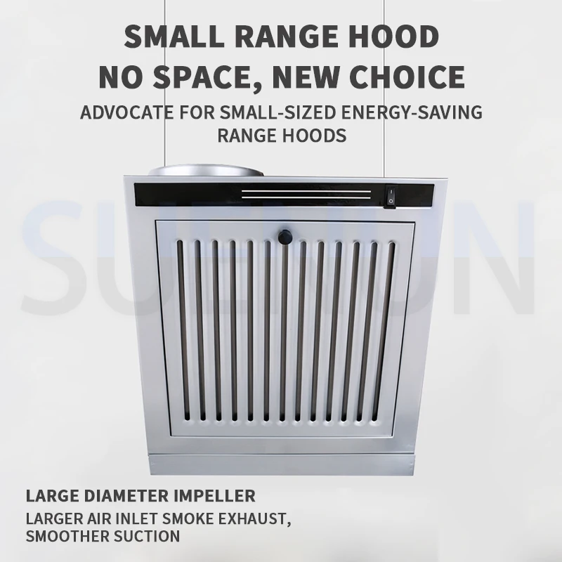Mini Range Hood Side Suction Range Hood Kitchen Range Hood Single Stove Range Hood Cooker Hood  Exhaust Fan Lampblack Machine