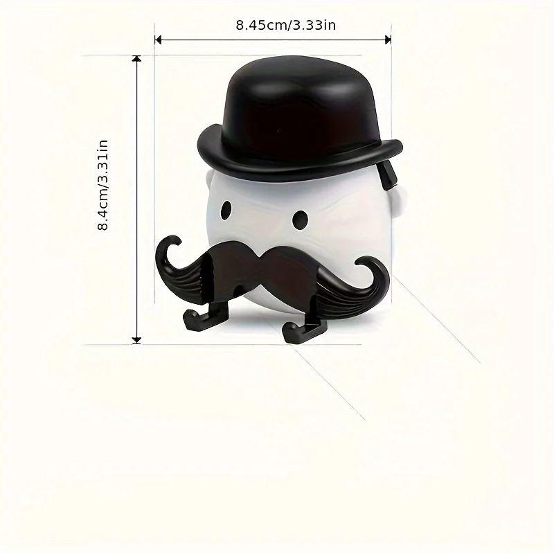 2PCS Beard Shaver Holder, Suction Cup, Wall Mounted Storage Rack, Shaving Knife Holder, Non Perforated Shaving Knife Holder