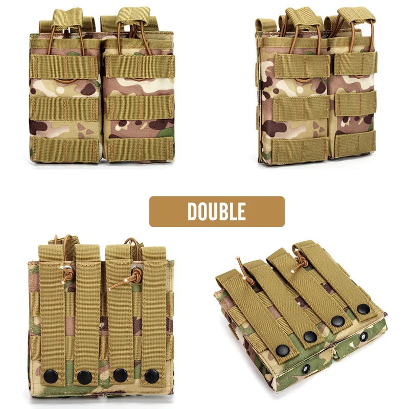 NONE 1000D Taktische Magazintasche Doppel/Triple/Vierfach Mag Pouch Airsoft Ak 7,62/5,56mm M4 Ar Gewehr Jagd Zubehör 4