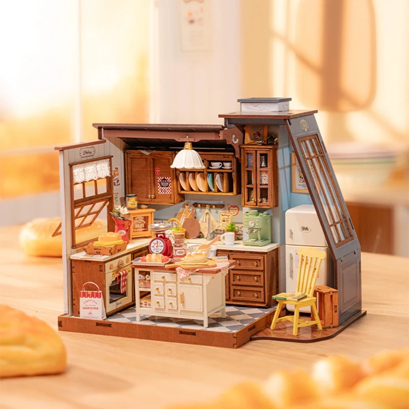 Rolife Baking Kitchen DIY Miniature Dollhouse Kit 2