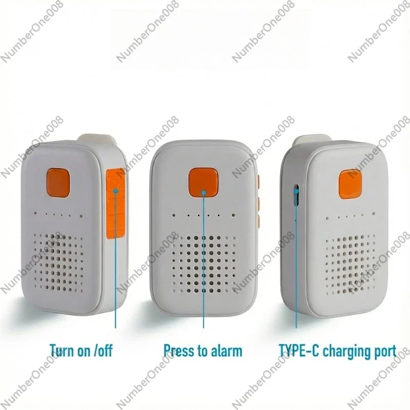 Anechoease AK410 Elderly Anti-Lost GPS Tracker with Geofencing SOS Alarm, Portable Locator for Seniors