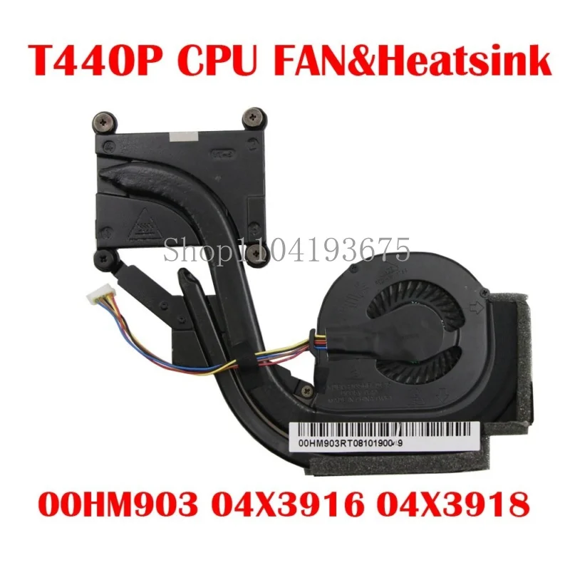 

CPU FAN&Heatsink For Lenovo ThinkPad T440P 00HM903 04X3916 04X3918 CPU SWG New