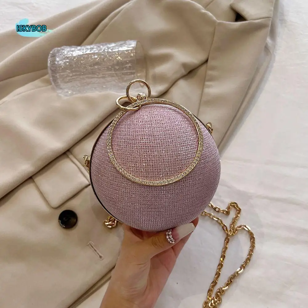 

Mini Glitter Evening Banquet Bag Wrist Bag Large Capacity Ball Handbag Shoulder Bag Rhinestone Ladies Clutch Bag Women