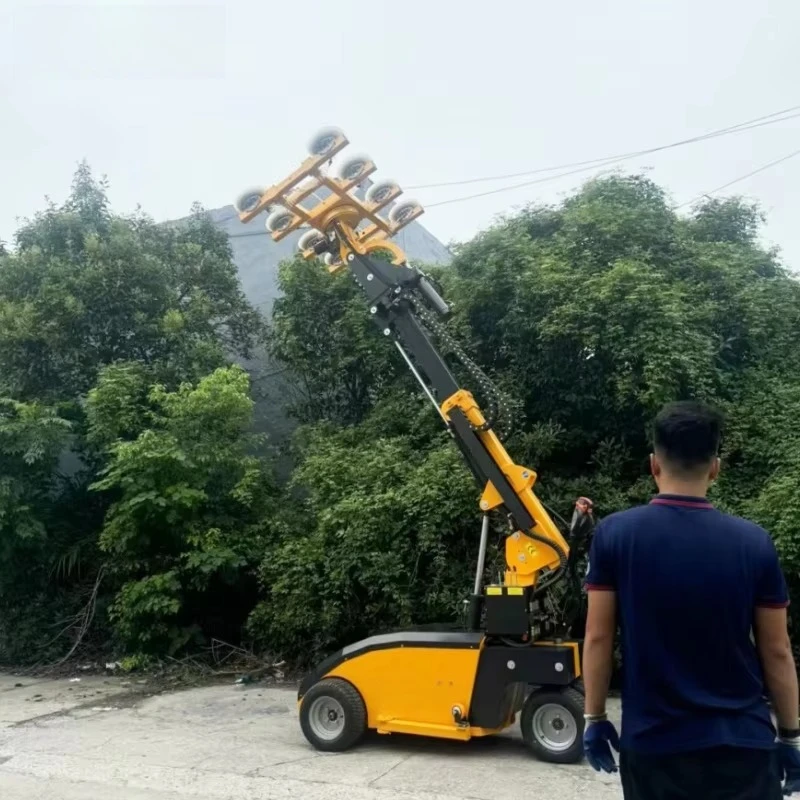 Electric Vacuum Glass Lifter for Warehouse Logistics and Glass Slab Distribution Center Efficiency Customized