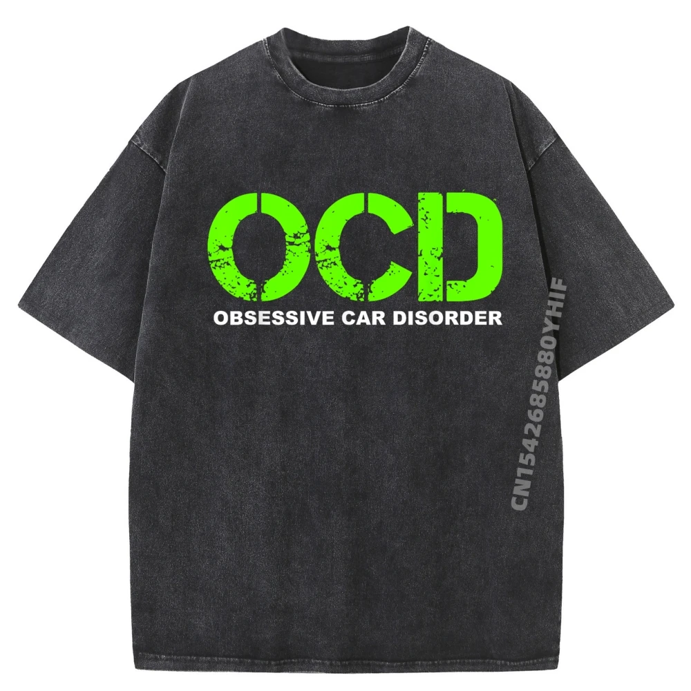 

Ocd Obsessive Car Disorder Забавный подарок для любителей автомобилей Большие и высокие потертые футболки Мужские футболки Топы с принтом большого размера