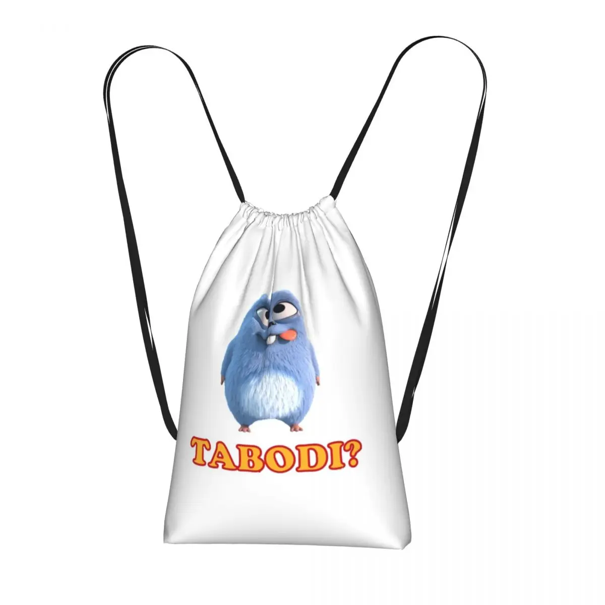 

Funny Happy Solo Alone Hungry Delicious Cartoon Backpacks Casual Drawstring Bundle Pocket Sports Bag Book Bags