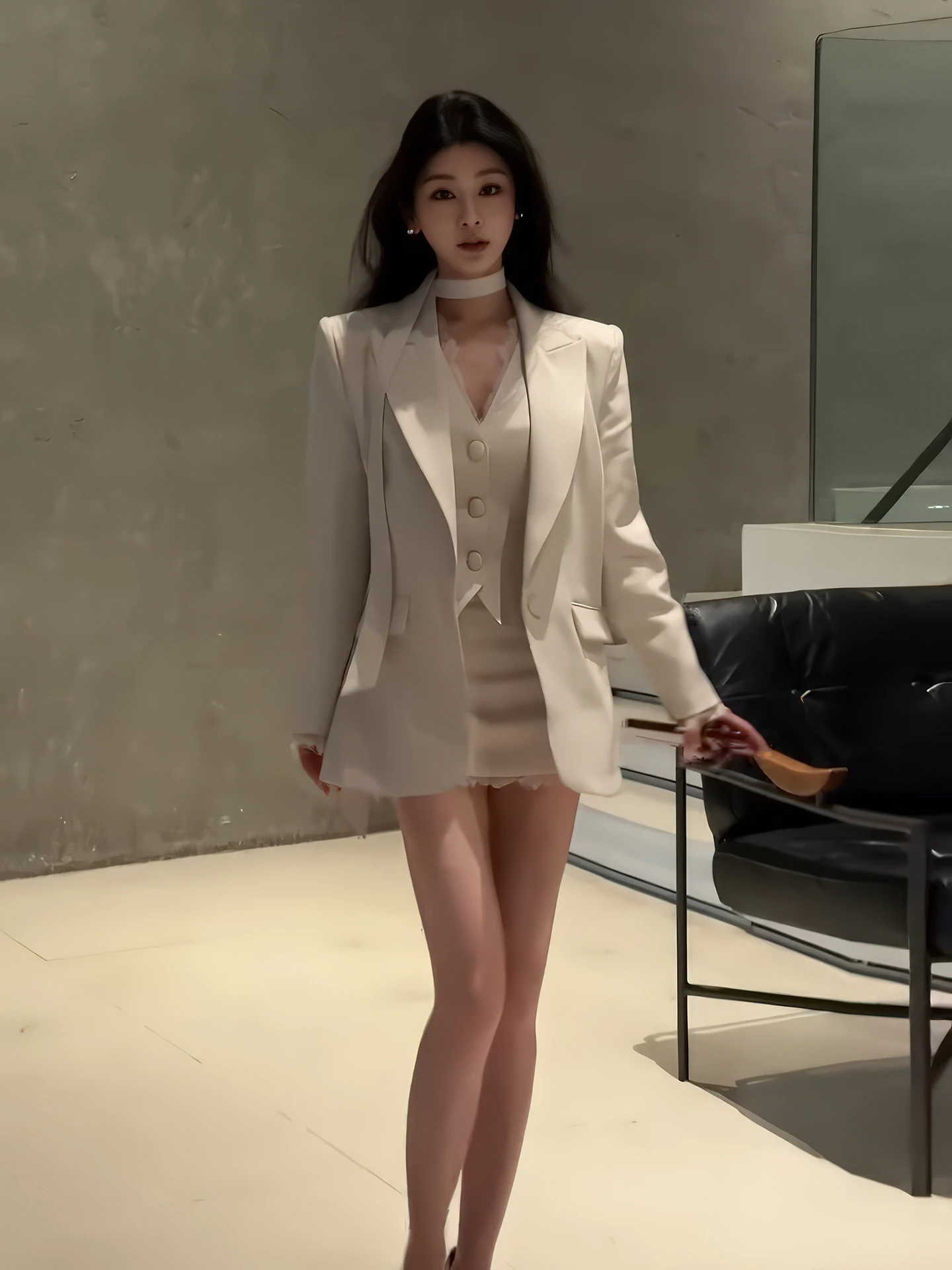 

Korean Style Light Maturity Suit Set Women's Spring 2026 New Elegance Suit Jacket Vest Skirt Three Piece Set Fashionable Casu...