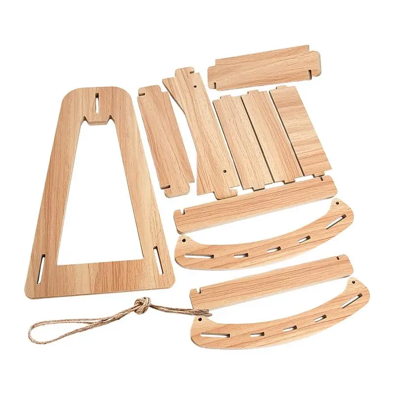 Cat Swing Hammock Wooden Summer Hanging Cat Bed Four Seasons General Pet Bed Pet Cat Accessories Easy To Assemble And Detach