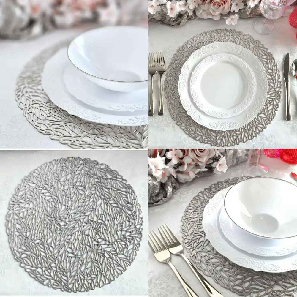 

Набор из 40 серебряных металлических виниловых салфеток для свадеб и особых случаев