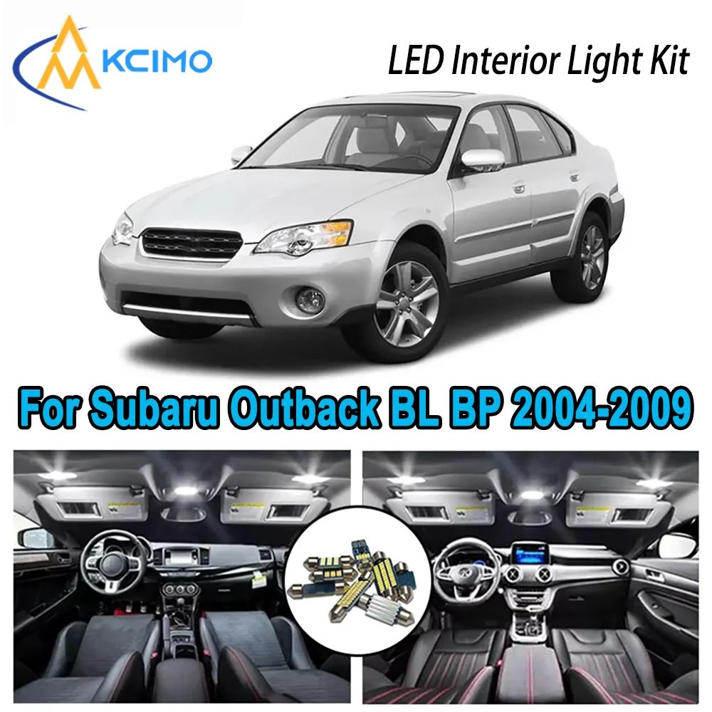 

High-Quality LED Interior Kit for Subaru Outback BL BP 2004-2009 2006 2007 Premium Error-Free Dome Map Trunk Automotive Lamps