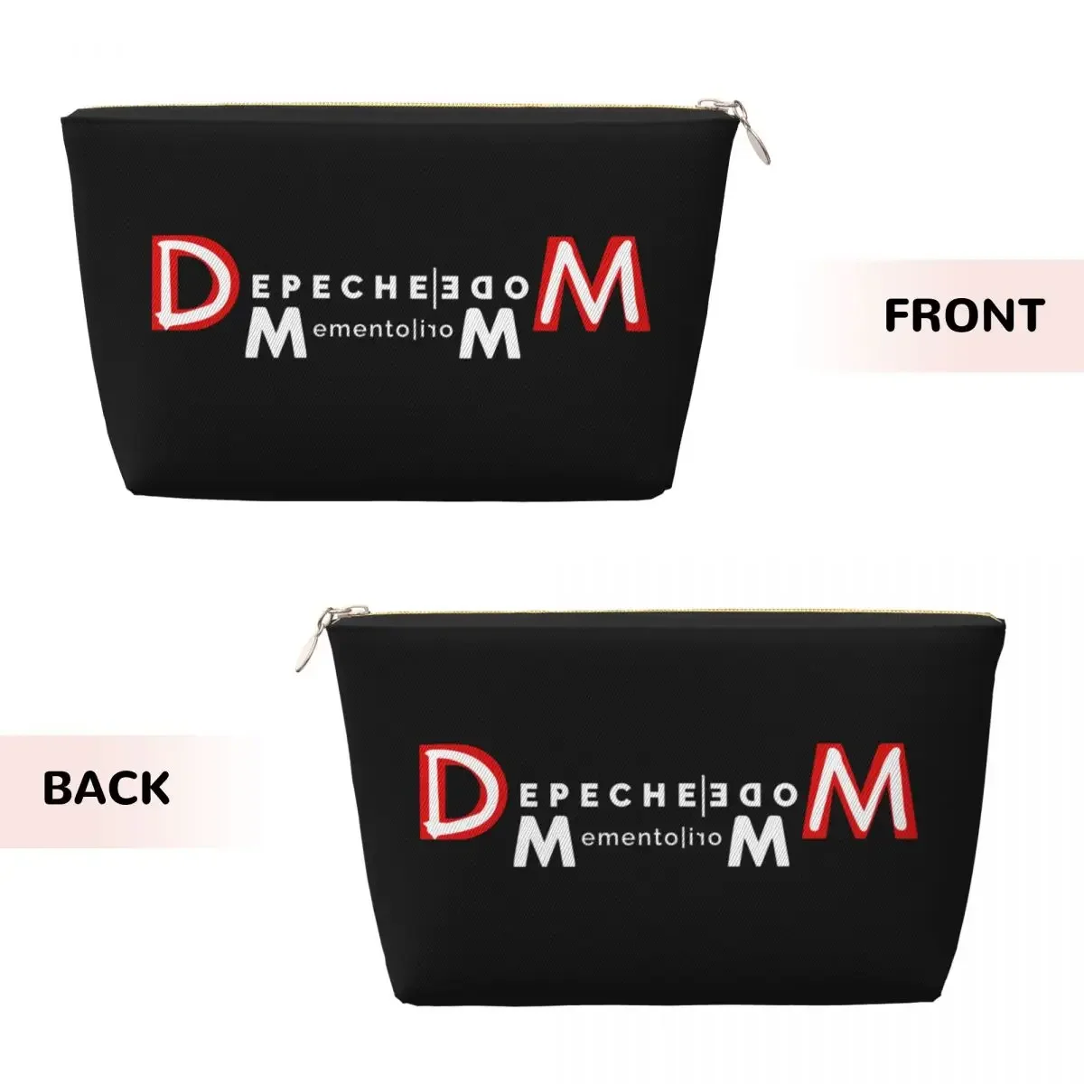 Custom Electronic Rock Cool Mode Travel Cosmetic Bag for Women Toiletry Makeup Organizer Lady Beauty Storage Dopp Kit