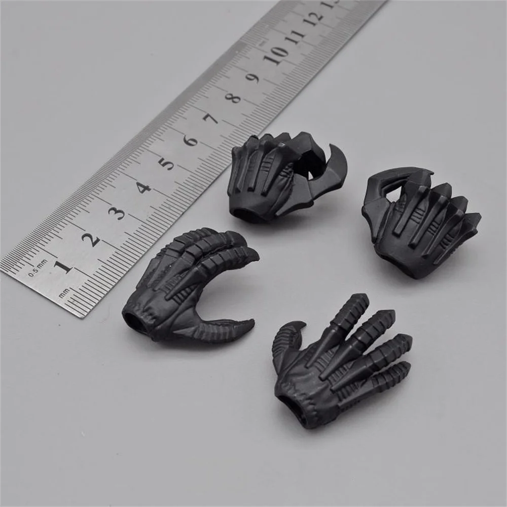 Medicom RAH Zwart Gehandschoende Hand Soorten Model Pal Klauw Hand Soorten Model PVC Materiaal Voor 12 "Action Figure Collectable DIY 1/6