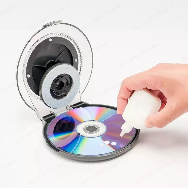 Simple CD player, DVD Blu ray disc scraper cleaner, one click quick and effective repair tool