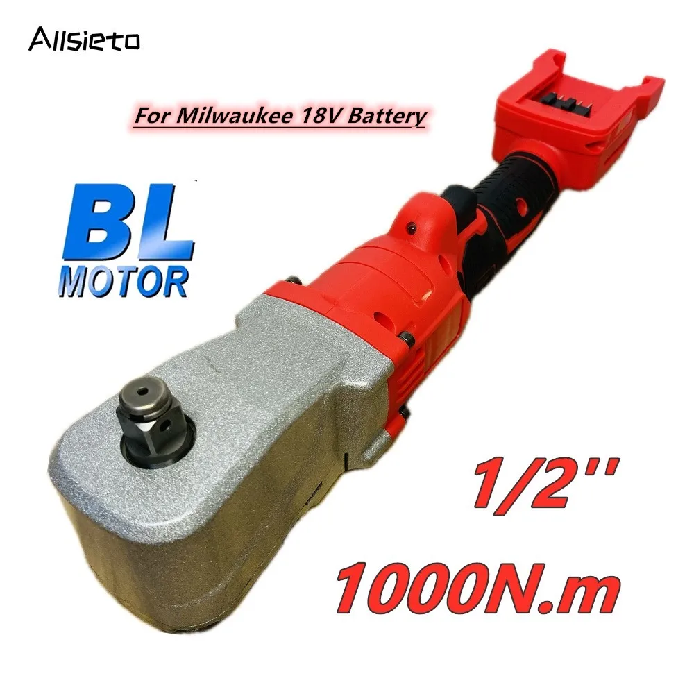 Brushless Ratchet Wrench 1/2'' Cordless Electric Wrench Removal Screw Nut Impact Driver For Milwaukee 18V Battery Power Tools
