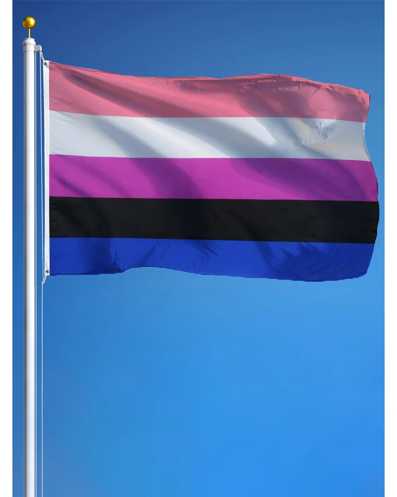 60x90cm 90x150cm Genderfluid Flag Banner Tapestry