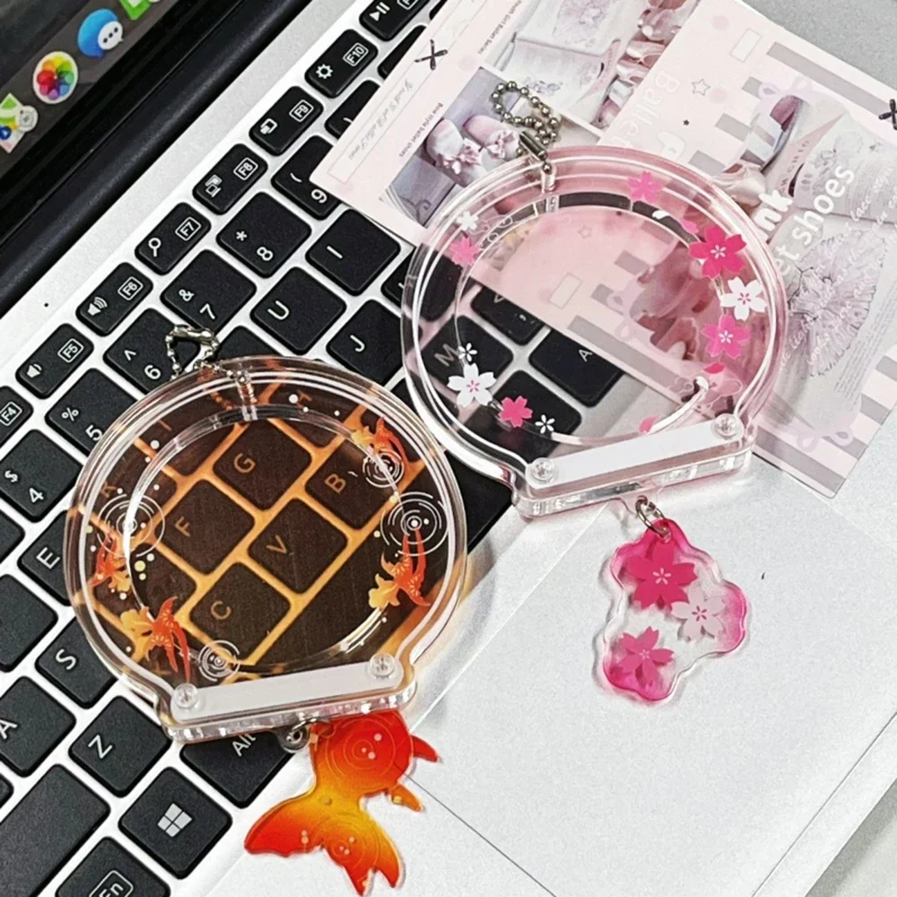 Kawaii Acrylic Round Badge Display Case