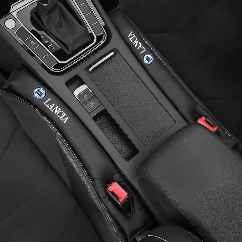 Premium Leather Sponge Filled Car Seat Gap Blocker Strip for Lancia ypsilon delta musa nera thema STRATOS Y Phedra Accessories - view 3