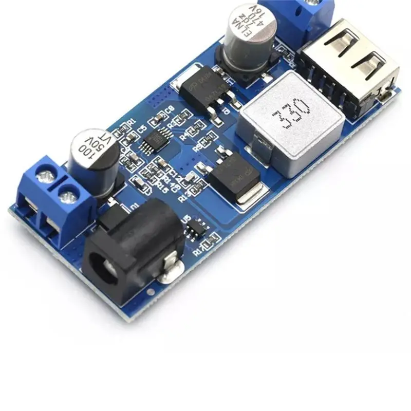 T82C Hot Sale-DC 5V6A Step-Down Module 12V24V To 5V Power Converter USB Charging 5A High Power 30W 10 Pcs