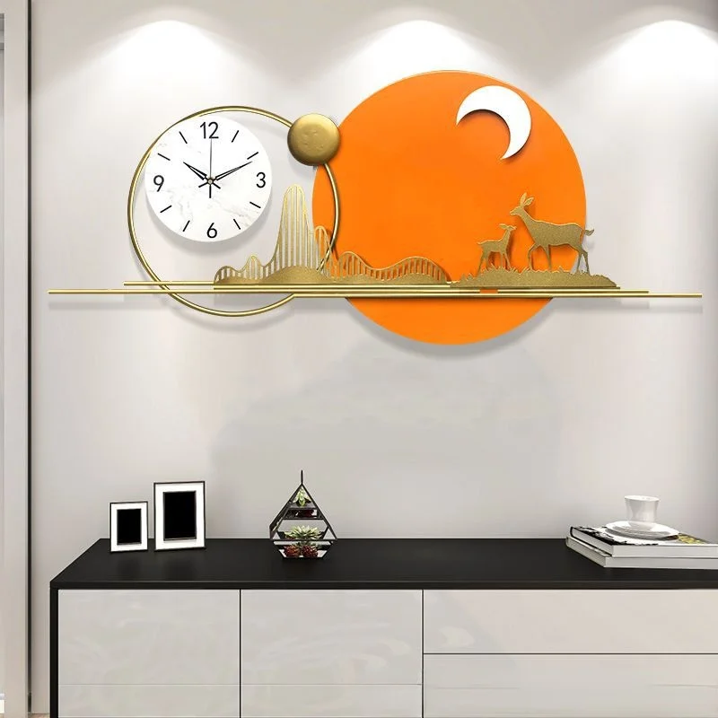 Clock Wall Hanging Wall Clock Clocks Living Room Home Wall Hanging Creative Fashion Wall Clock