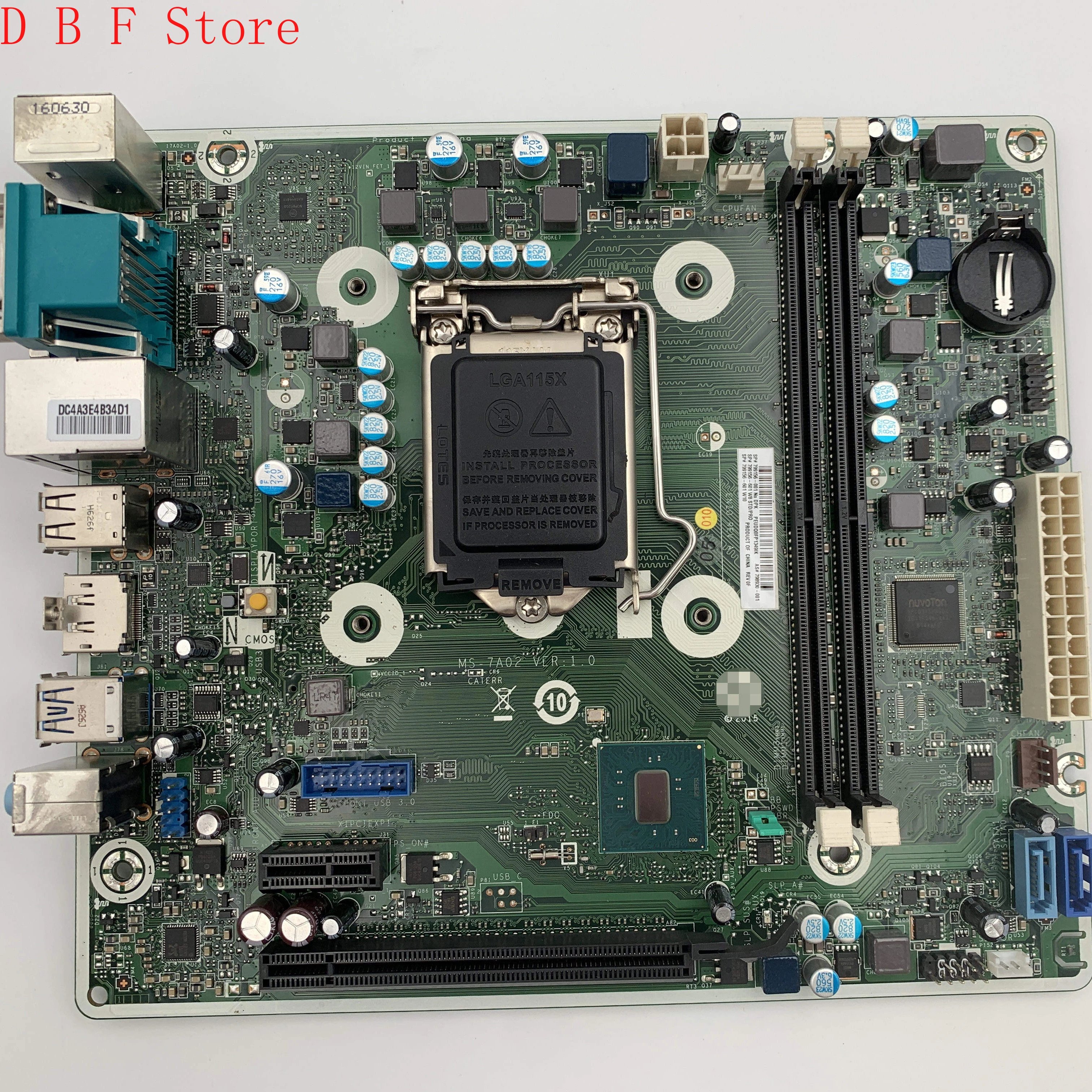 

Desktop Motherboard FOR HP ProDesk 400 G3 SFF MS-7A02 V:1.0 799156-001 798930-001 DDR4