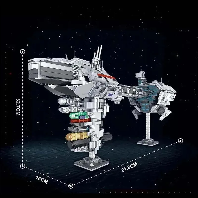 1988 PCS Nebulon Model  Escort Medical Frigate Corvette Birthday Christmas Gift Toy Kids Building Blocks Bricks