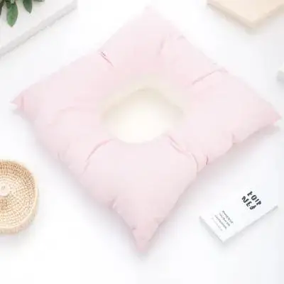 ร้านเสริมสวยหมอนหน้าลงสีชมพู-เบาะนวดหลุมคอหลังร่างกายผ่อนคลายหมอนวัสดุทนทาน