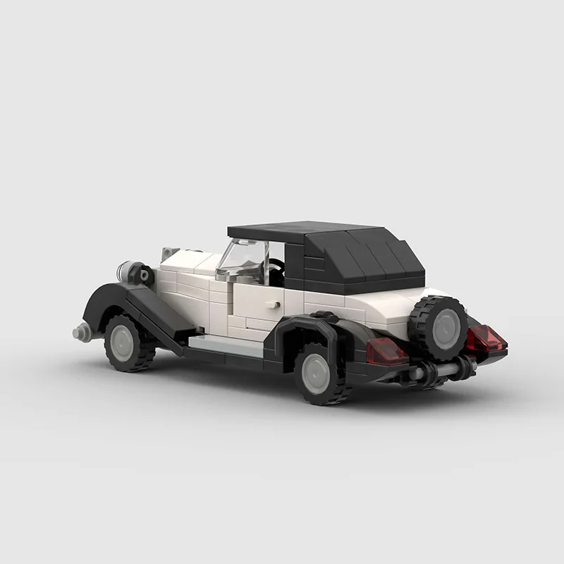 Classic old coupe retro compatible Lego moc small particle building block puzzle collage toy wholesale collection