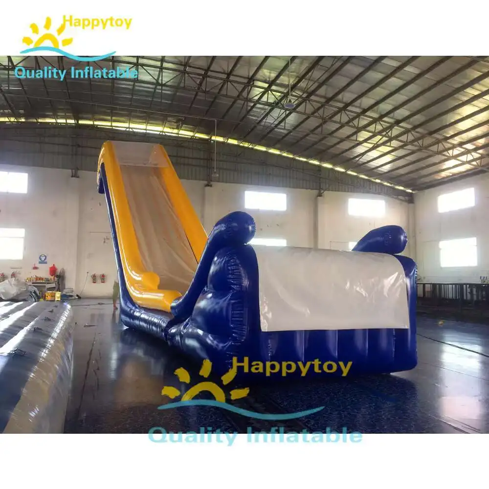 Yacht Boats Longest Inflatable Water Slides , Attractive Slides For Cruise Ship
