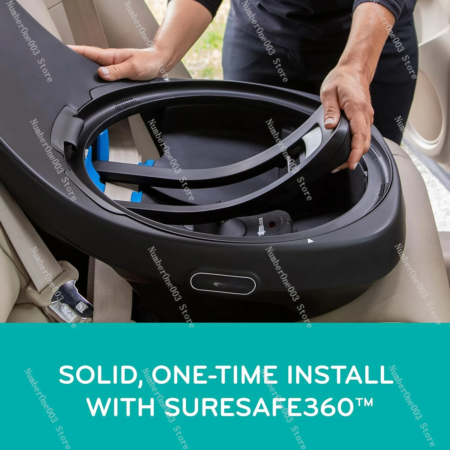 360 Extend All-in-One Rotational Car Seat with Quick Clean Cover