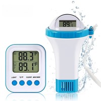 Floating easyread with indoor and outdoor monitor IPX7 waterproof swimming pool temperature control digital wireless thermometer