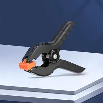 6ชิ้น3นิ้วที่หนีบสปริงพลาสติกสำหรับพื้นหลังผ้ามัสลินกระดาษผ้...