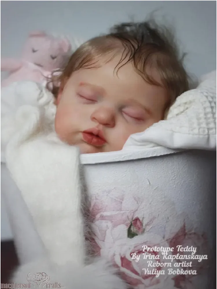 19 INCH herboren baby teddy ongeverfd kit