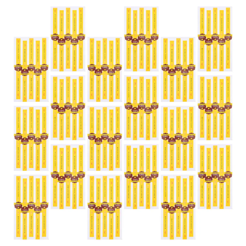 

200pcs Cake Sealing Stickers Waterproof Baking Box Labels Strong Adhesion Easy Peel Decorative Packaging Seal For Bakery