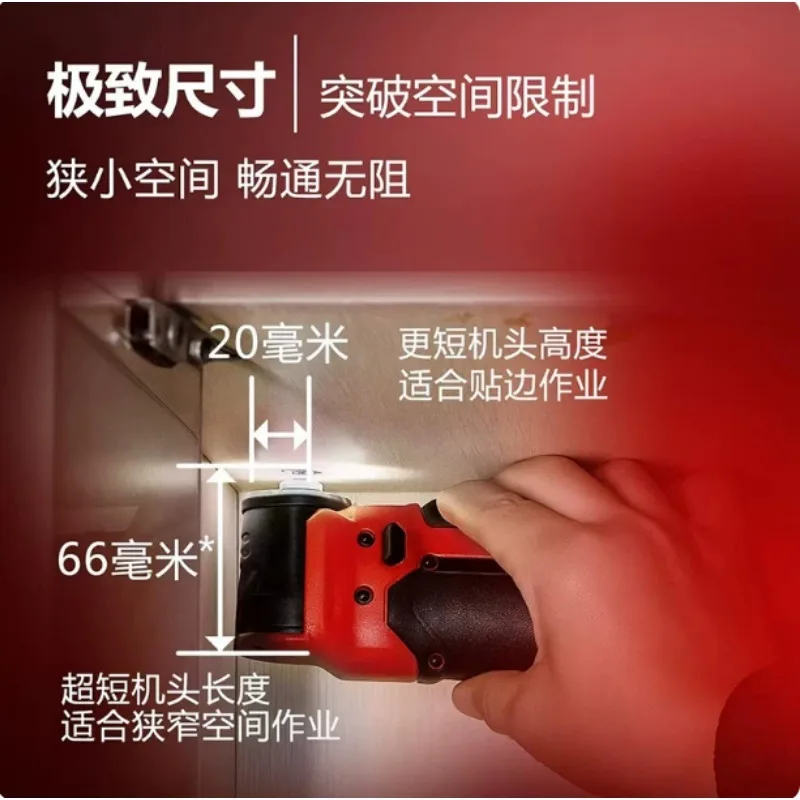 Brushless Cordless Impact Wrench Lithium Powered Angle Driver 1/2' Chuck for Stage Truss Installation Work
