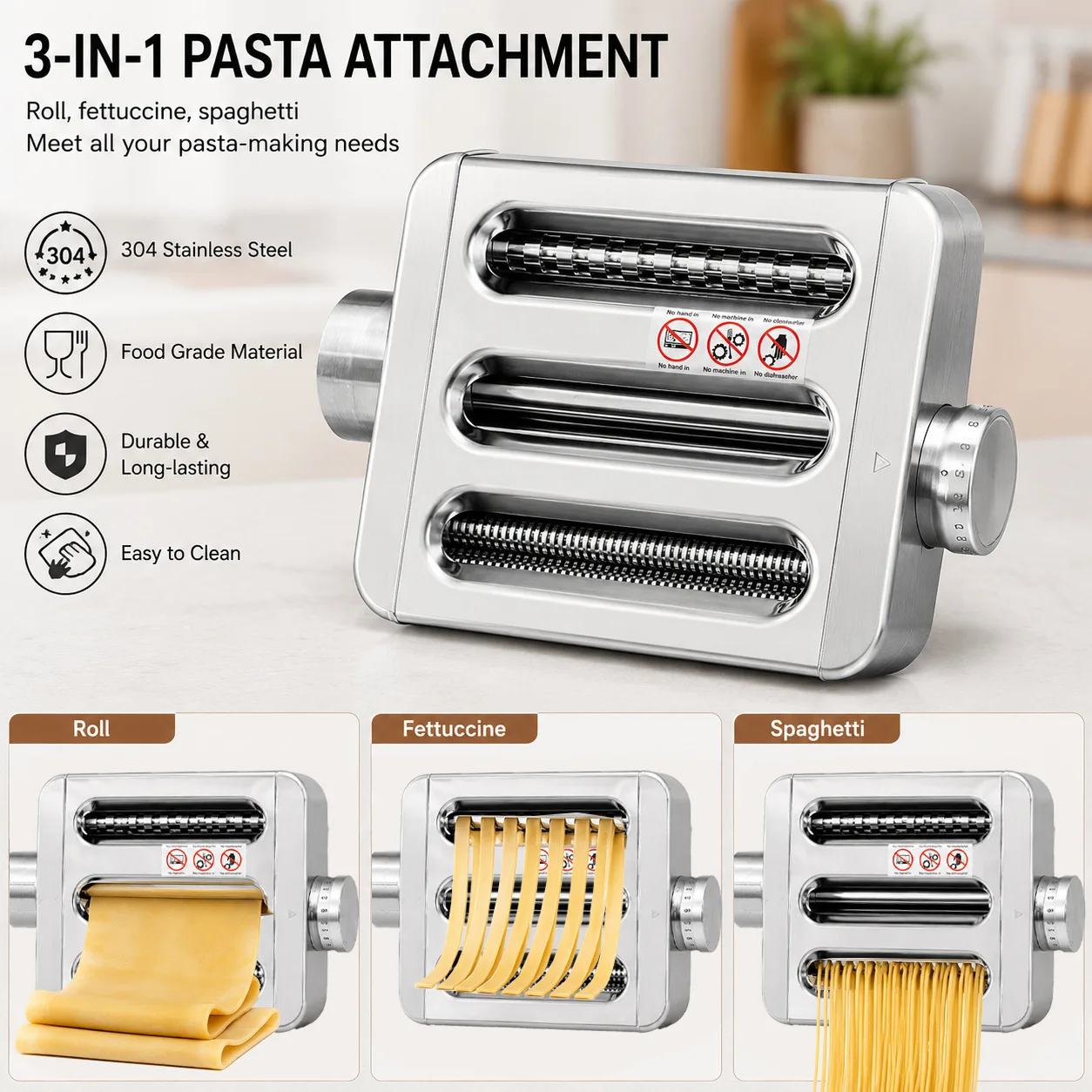 Elevate your home cooking experience with this versatile household cooking machine accessory set. Designed for efficiency and