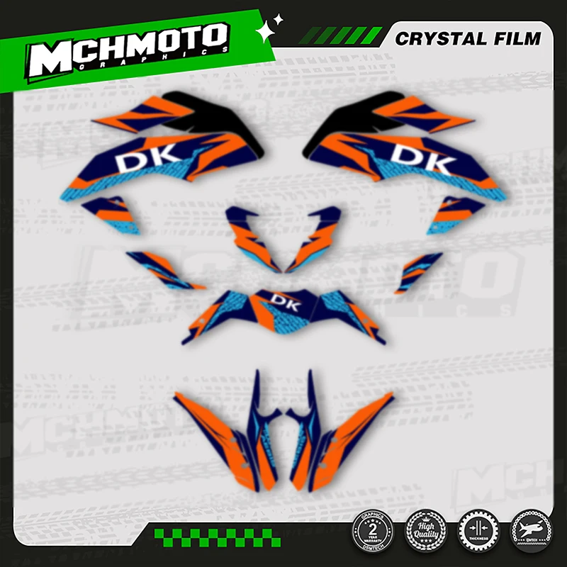 

MCHMFG For KTM Duke 125 390 2017 2018 2019 2020 Custom Team Full Set Motorcycle Graphics Background Decals Stickers Kits