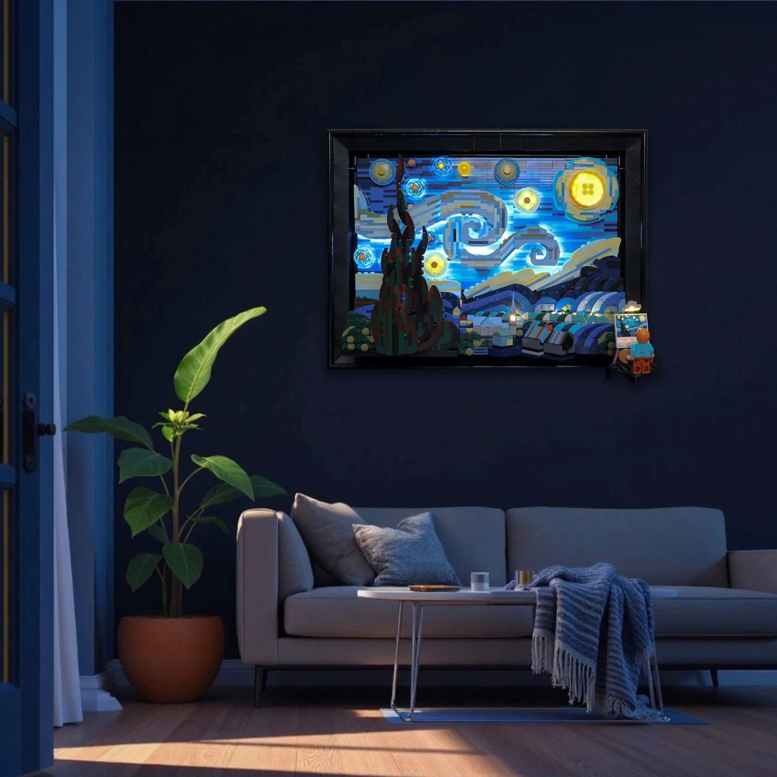 

LED Light Set Suitable for LEGO Vincent Van Gogh The Starry Night 21333 Building Blocks