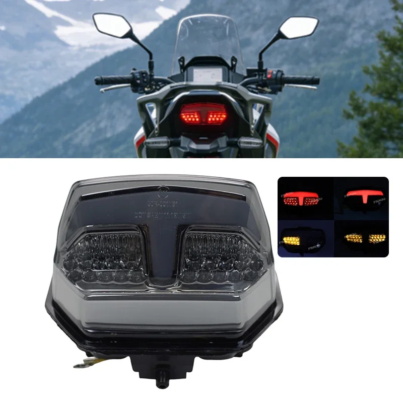 Luz Trasera Integrada LED para Motocicleta Honda CB750 Hornet XL750 RH12 2024 2025, Luz de Freno y Señales Giro