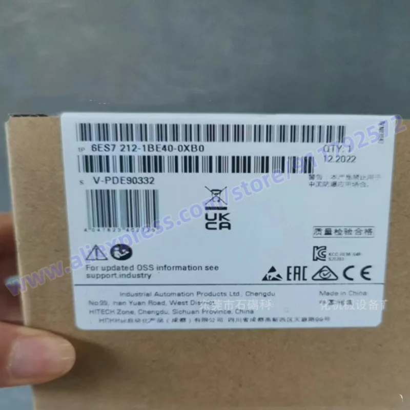 New Original 6ES7212-1BE40-0XB0 6ES7212-1AE40-0XB0 6ES7212-1HE40-0XB0, Compact CPU host module One Year Warranty, Fast  Shipping