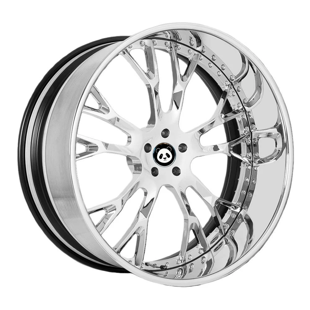2 Custom Forged Wheels Gold Black Deep Disc Lip Wheel Rims 22/23 Inch Retro Rims